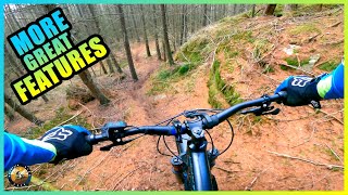 Riding new trails and new features  Fun day in Dunkeld mtb [upl. by Winchester401]