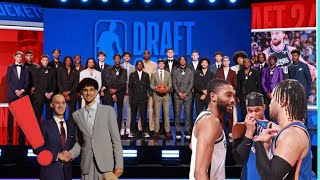 NBA Draft Grades Reaction Mikal Bridges Traded to Knicks [upl. by Eirallih]