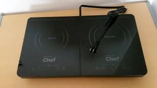 Master chef double burner induction cooktop  unboxing and review [upl. by Maclean827]