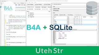 Basic4Android B4A  B4A with SQLite Database  Offline Database  Part 1 [upl. by Pandolfi]