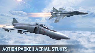 Aircraft Strike Jet Fighter Game Offline  Sky Combat Gameplay Android  Air Combat Game 2023 [upl. by Vanhook]