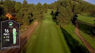 Evergreen Golf Course  Hole 16  Denver Golf [upl. by Nauquf]