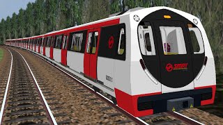 openBVE National Day Special SMRT Trains Siemens Inspiro C651E 60016002 full Tyne Valley route [upl. by Aitropal]