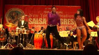 Eddie Torres amp Griselle Ponce performing with The Mambo Legends Orchestra  NY Salsa Congress 2011 [upl. by Yvaht]