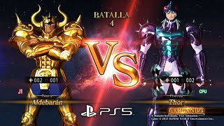 Saint Seiya Alma de Soldados Aldebaran de Tauro Vs Thor [upl. by Staford]