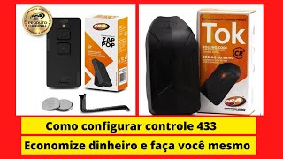 Como codificar controle portão 433 ppa passo a passo [upl. by Nidroj]