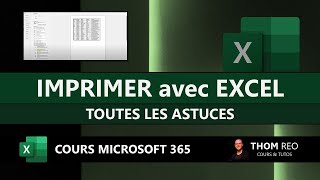 IMPRIMER avec EXCEL  toutes les ASTUCES Tutoriel facile [upl. by Leeke]