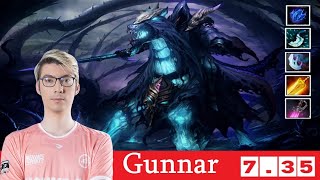 DOTA 2 Gunnar the ABADDON OFFLANE 735 [upl. by Cown]