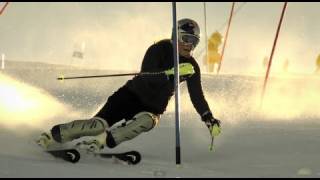 Lindsey Vonn Slow Motion Slalom  Red Bull Moments [upl. by Michael]