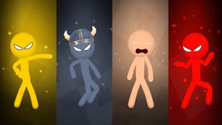 STICKMAN PARTY minigames funny gameplay 2024 ios android [upl. by Mylor]