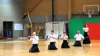 Kyudo 弓道  shinsa no maai [upl. by Egedan]