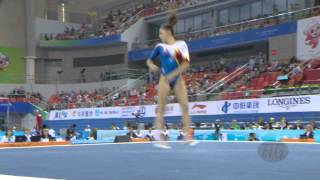 IORDACHE Larisa Andreea ROU – 2014 Artistic Worlds Nanning CHN – Qualifications Floor [upl. by Prasad]