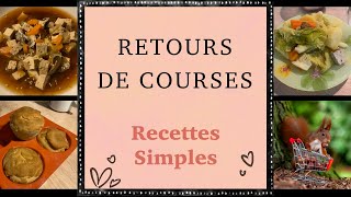 Derniers RETOURS DE COURSES du mois  IDÉES RECETTES DE SAISON [upl. by Le110]