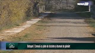 Botoșani  Comună cu piste de biciclete și drumuri de pământ [upl. by Ronoel]