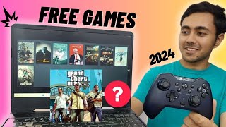 Gaming Websites to Download Games for PCLaptop  GTA 5 2024 [upl. by Birkle]