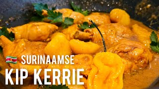 🇸🇷 Surinaamse Kip Kerrie en Aardappelen maken roti gerechtSurinamese chicken curry recipe [upl. by Xxam609]