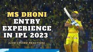 MS Dhoni DHANSU Entry Experience in IPL 2023 feat Tanay Tiwari X Sufiyan [upl. by Ativak]