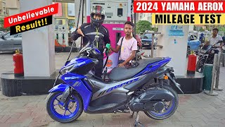 2024 Yamaha Aerox 155 Mileage Test City amp Highway  Unbelievable Result [upl. by Enial985]