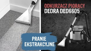 Odkurzacz piorący DEDRA DED6605  skuteczne pranie ekstrakcyjne [upl. by Paik]