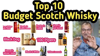 Top 10 Budget Scotch Whisky in India top10 nilgirikashyap [upl. by Rehpotsihc]