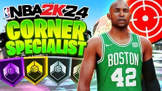 NBA 2K24 Best Shooting Badges  How to Shoot Corner Specialist Badge [upl. by Paget]