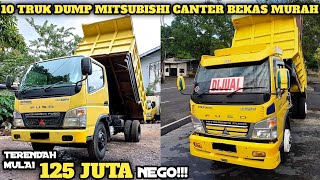 HARGA TRUK DUMP MITSUBISHI CANTER BEKAS  MULAI 125 JUTA  UPDATE 2022  JUAL BELI TRUK BEKAS [upl. by Fadiman]