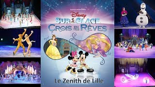 disney sur glace 2018 crois en tes reves  ZENITH de LILLE 1218 [upl. by Araem]