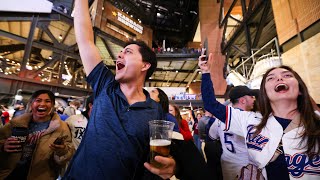 This is lifetime memories Fans celebrate as Texas Rangers win World Series [upl. by Alban512]