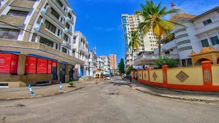 Its On December Weekend In MOMBASA City The Streets Are Empty Walking Tour [upl. by Nairbo291]