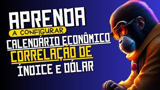 Calendário Econômico Correlação de Dólar e Correlação de Índice no PROFIT [upl. by Popele]