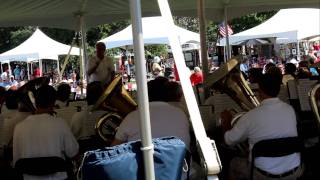 Charleston and Columbia Community Bands Piccolo Spoleto Charleston SC Memorial Day 2011 [upl. by Akeimahs]