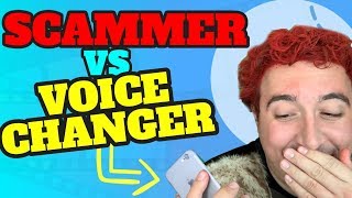 Using My VOICE CHANGER Against Phone SCAMMERS [upl. by Lattimer459]