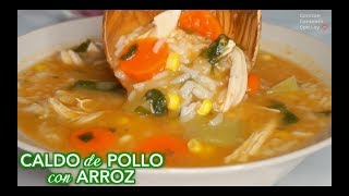 Sopa de arroz y pollo [upl. by Noell]