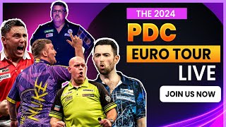 2024 PDC Euro Tour Live  ET 12 Swiss Darts Trophy Session 3 [upl. by Symon]