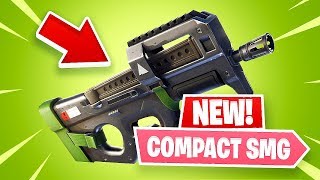 New Compact SMG Gameplay Fortnite Battle Royale [upl. by Sammer722]