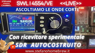 Ricezione Onde Corte con ricevitore SDR autocostruito sperimentale [upl. by Eikceb]