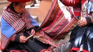 How Peruvian Weaving is Done [upl. by Onateag]