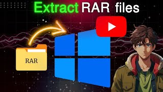 How to Extract RAR Files In Windows 11 PC 2024 [upl. by Aysan]