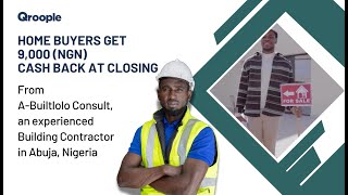 Get 9000 NGN cash back from Building Contractor ABuiltlolo Consult in Abuja Nigeria [upl. by Chladek447]