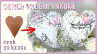 Serca decoupage na Walentynki i inne sercowe okazje TUTORIAL No 953 [upl. by Notpmah]