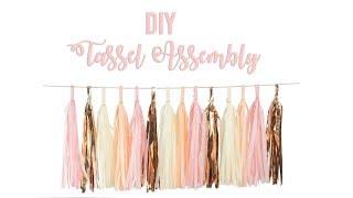 DIY Tassel Assembly Instructions [upl. by Yeo]