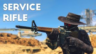 Fallout 4  30 Second Mods 20  NEW SERVICE RIFLE [upl. by Eseilenna]