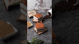 How to Make Eggless Tiramisu Biscafe Tiramisu Recipe Coffee Dessert Britannia Snackinc Shorts [upl. by Ennaylloh]