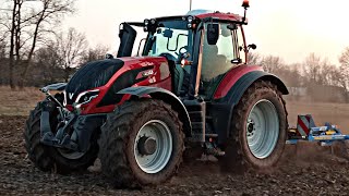 NOWY NABYTEK  Valtra T235D w uprawie z bezorkowcem Agravis Technik 2022 Testy Valtry T235D [upl. by Aehsat]