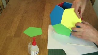 Large Paper Dodecahedron Tutorial [upl. by Reklaw]