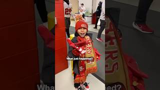 Little boy gets epic surprise at first football game ❤️ [upl. by Phelgon]