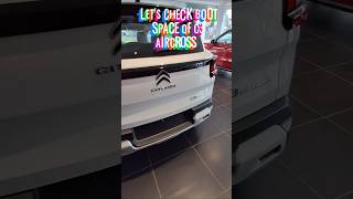 Lets check the boot space of the new Citroen C3 Aircross SUV [upl. by Aihsatal]