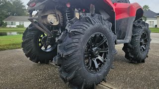 New MUD tires for the Gen 3 Outlander and machine update Terache Aztex [upl. by Sayre]