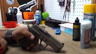 Cleaning the sig p229 part 1 [upl. by Eltrym996]