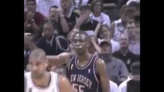 Dikembe Mutombo vs San Antonio Spurs June 6 2003 [upl. by Amalle]